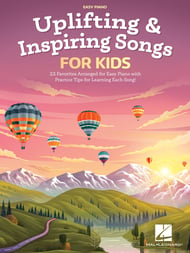Uplifting and Inspiring Songs for Kids piano sheet music cover Thumbnail